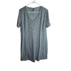 Kuhl Dress Womens Green Inara Shirt Dress Hidden Pocket Activewear Mini Size XL